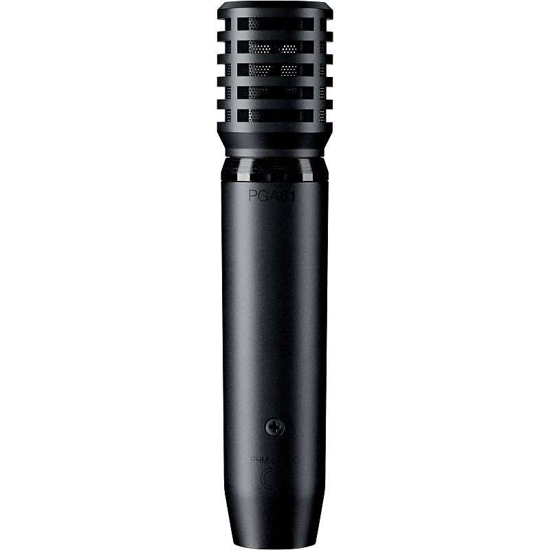 Фото SHURE PGA81-XLR кардиоидный конденсаторный инструментальный микрофон c выключателем, с кабелем XLR -XLR