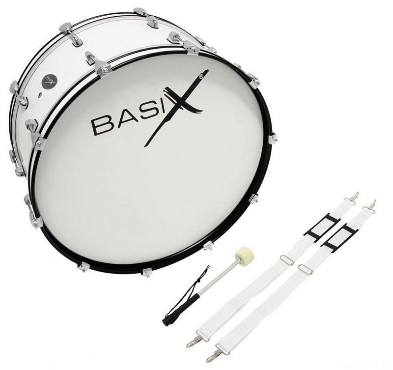 Фото Бас-барабан маршевый BASIX Marching Bass Drum 26х12