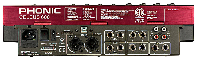 Фото Микшерный пульт Phonic CELEUS 600