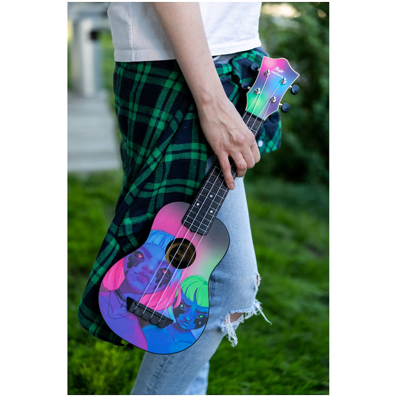 Фото Укулеле сопрано FLIGHT TUS ALYONA SHVETZ TOXIC / Алена Швец Токсик