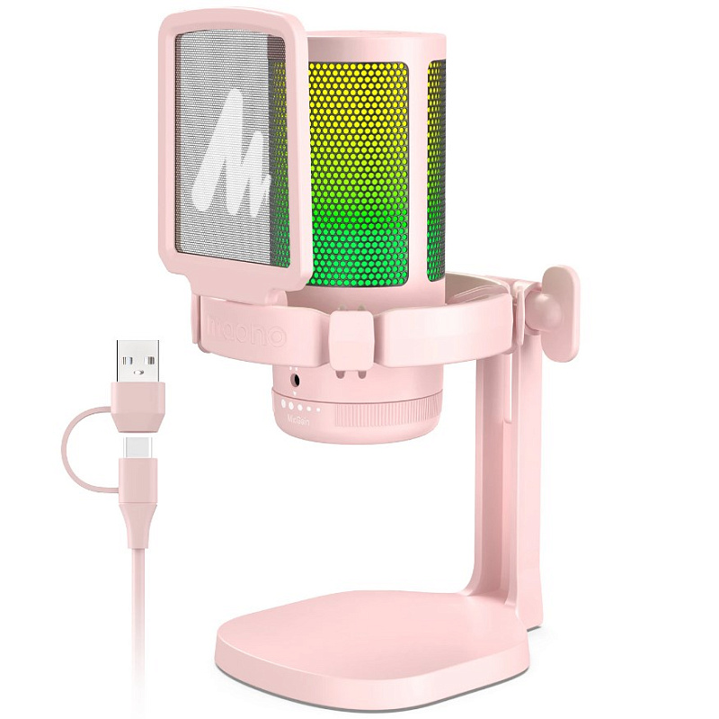 Фото Микрофон Maono DGM20 (pink)