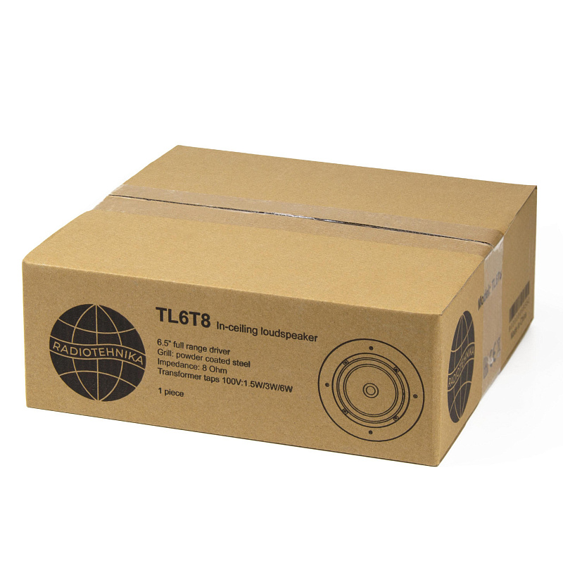 Фото Встраиваемая акустика трансформаторная Radiotehnika RT TL6T8 White