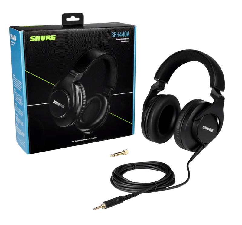 Фото Наушники SHURE SRH440A