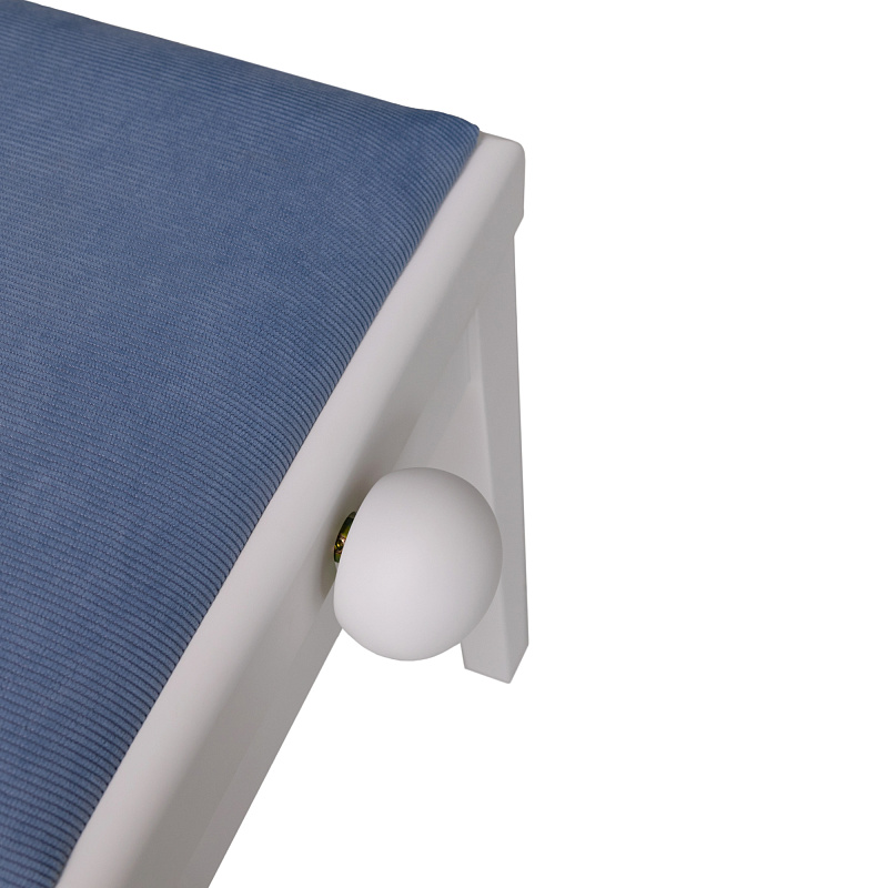 Фото Банкетка ROCKDALE RHAPSODY 131 WHITE ROYAL BLUE