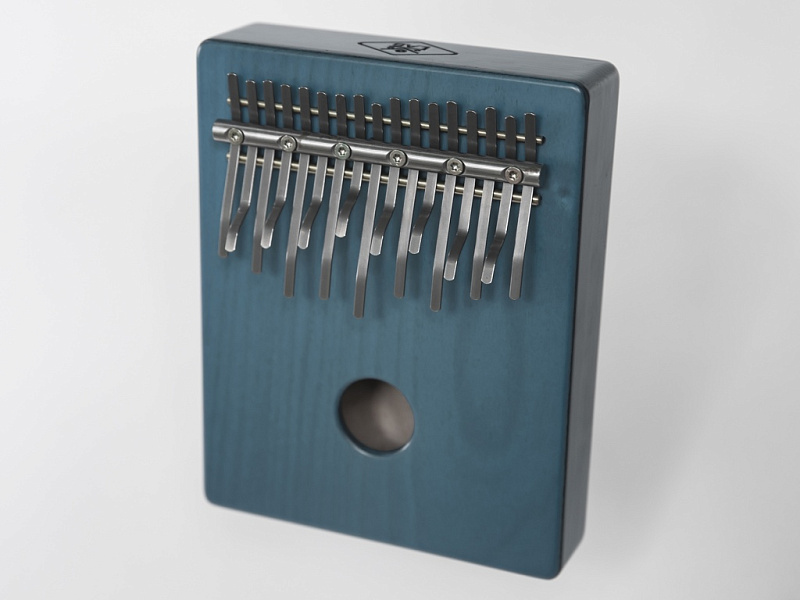 Фото KL-A-K17BSPM-N Калимба каримба 17, Saregama, большая, синяя, Kalimba LAB