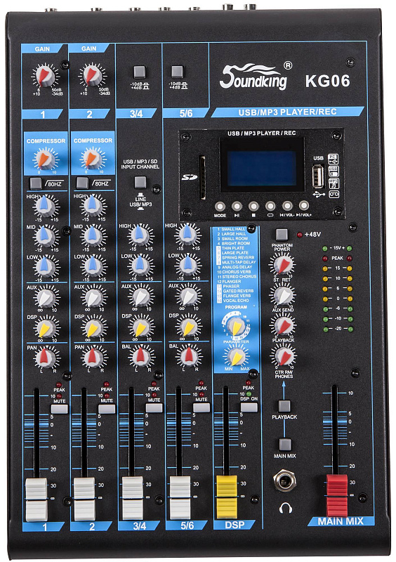 Фото Микшерный пульт Soundking KG06