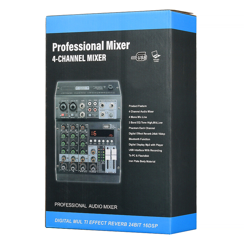 Фото Микшерный пульт DEKKO TP-4M