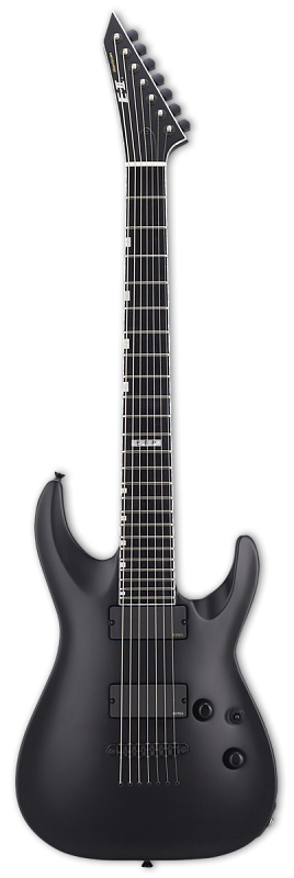 Фото Электрогитара ESP E-II HORNT7BBLKS