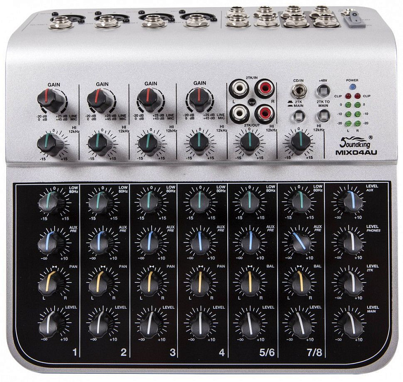 Фото Мини-микшерный пульт Soundking MIX04AU