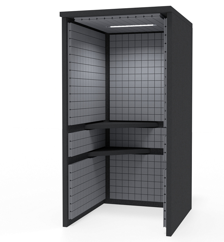 Фото Звукоизоляционная прямоугольная полукабина Sheerma Square