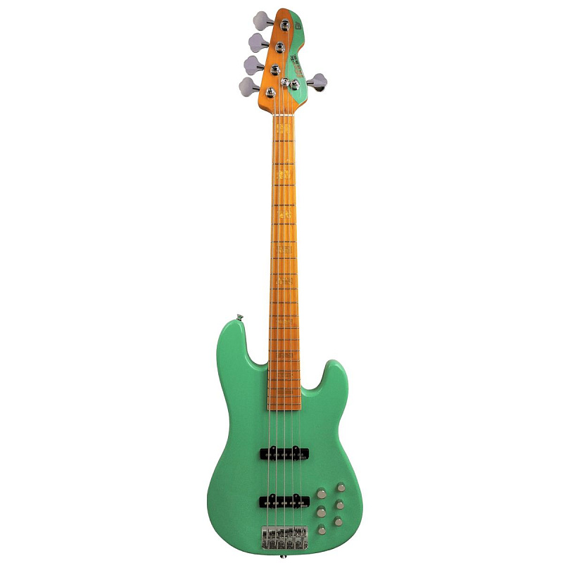 Фото Бас гитара Markbass MB GV 5 Gloxy Val Surf Green CR MP