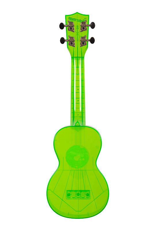 Фото WATERMAN by KALA KA-SWF-GN Waterman Fluorescent Green, Soprano Ukulele