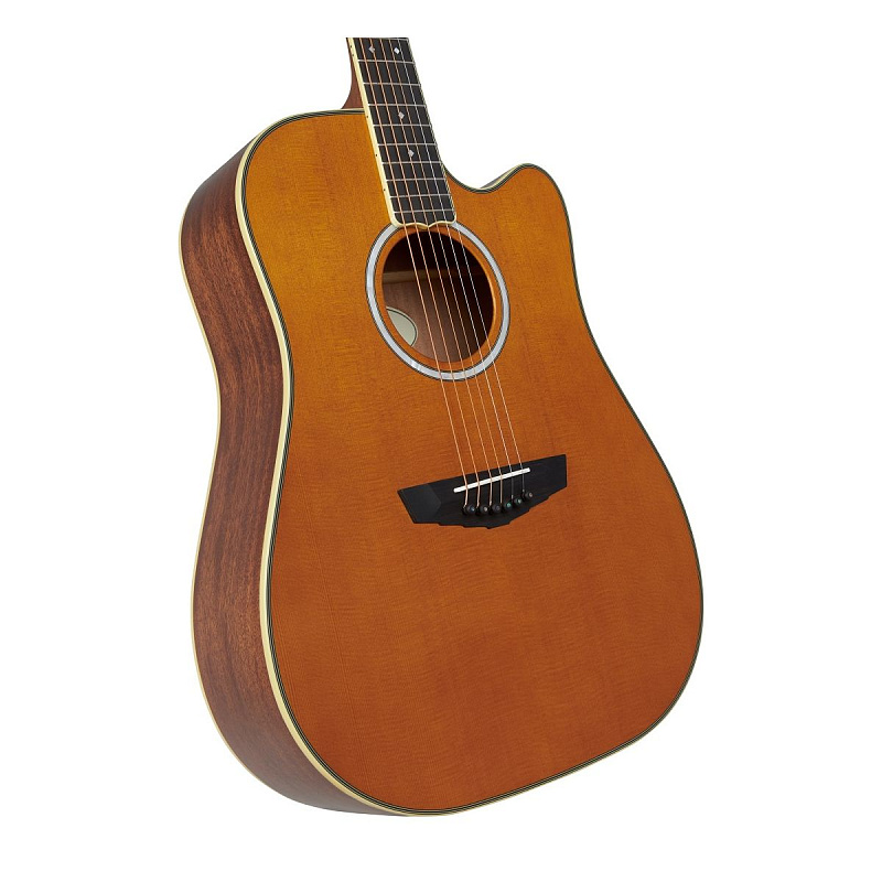 Фото Электроакустическая гитара с чехлом D'Angelico Excel Bowery Vintage Natural