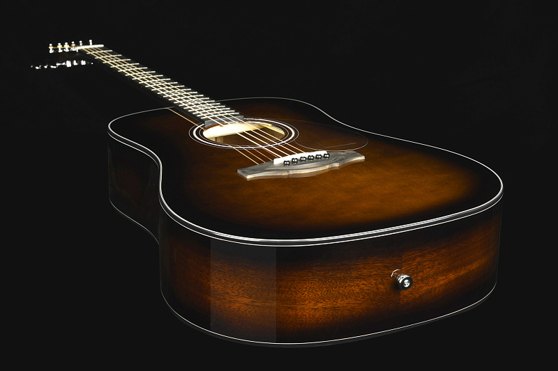 Фото Трансакустическая гитара KEPMA F1E-D Cherry Sunburst