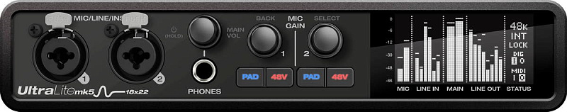 Фото Внешняя звуковая карта с USB MOTU UltraLite-mk5